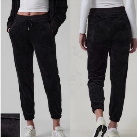 Athleta Recover Cozy Jogger Pants Black 1X - Picture 2 of 16